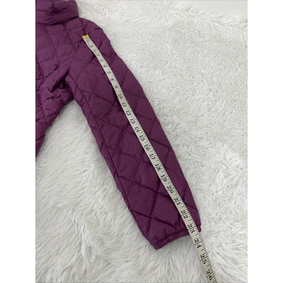 32 Degree Heat Down Puffe Quilt Jacket Size M Purple Women Zip Outdoors Feather - Picture 14 of 15
